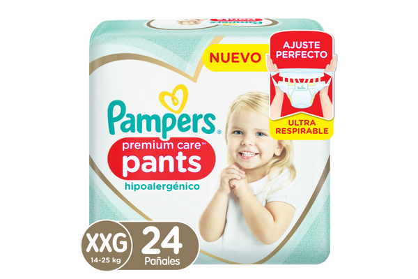 Pañales Pampers Premium Care Pants XXG
