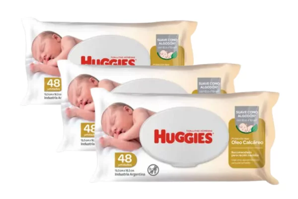 Huggies Toallitas Humedas Oleo Calcareo-144u