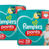 Pañales Pampers Confort Sec Pants XXG- 56u