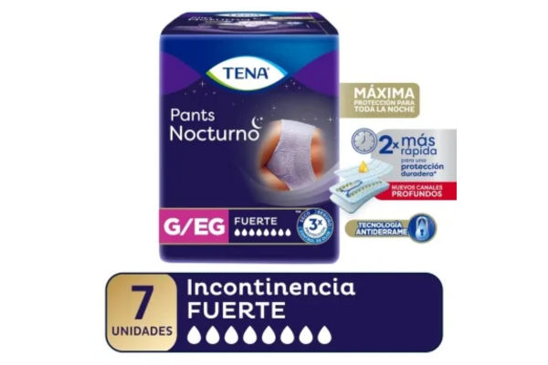 Tena Pants Nocturno Talle G/XG x7u